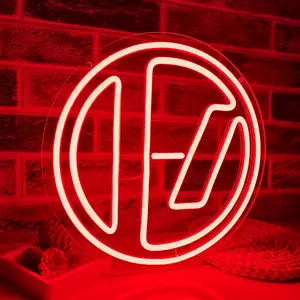 LED Neon Lights, Bright Red Game Neon Lights, USB Wall-Mounted Lighting Decorations, Suitable for Rooms, Bars, Bedrooms, Garages, Men's Spaces, etc., a Surprise Gift Choice for Gamers