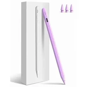 10 Min Fast Charge USB-C iPad Stylus Pen Palm Rejection Tilt Sensitivity for iPad 6–11th Gen Pro Air Mini All Models