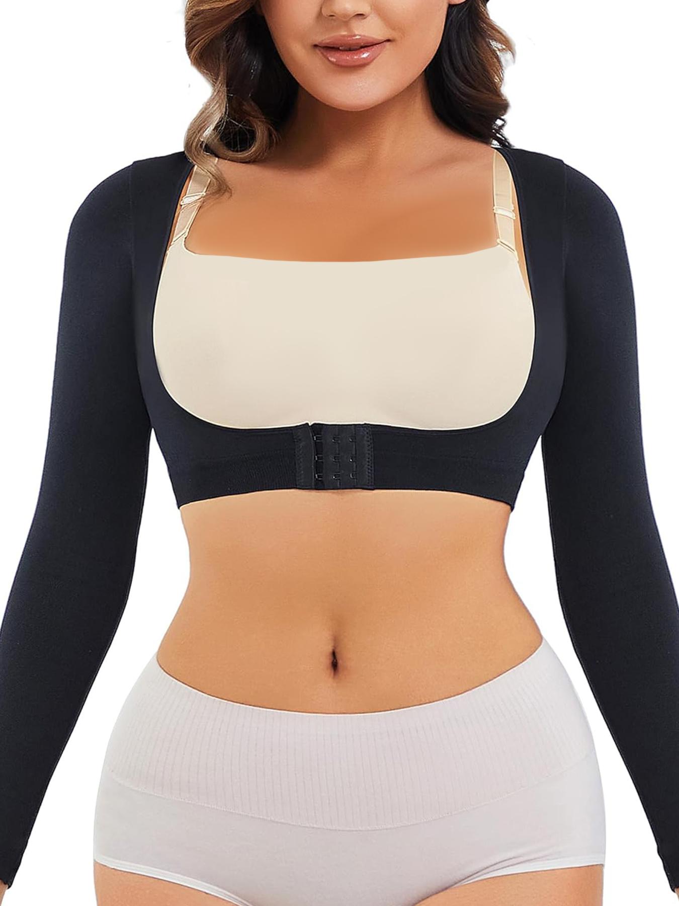 Women's Solid U-shaped Push Up  Shapewear Crop Top, Breathable Comfortable Shaper, Tummy Control Shapewear for Daily Wear, Shapewear Abdominal, Firm Tummy Control, Abdomen Shapewear