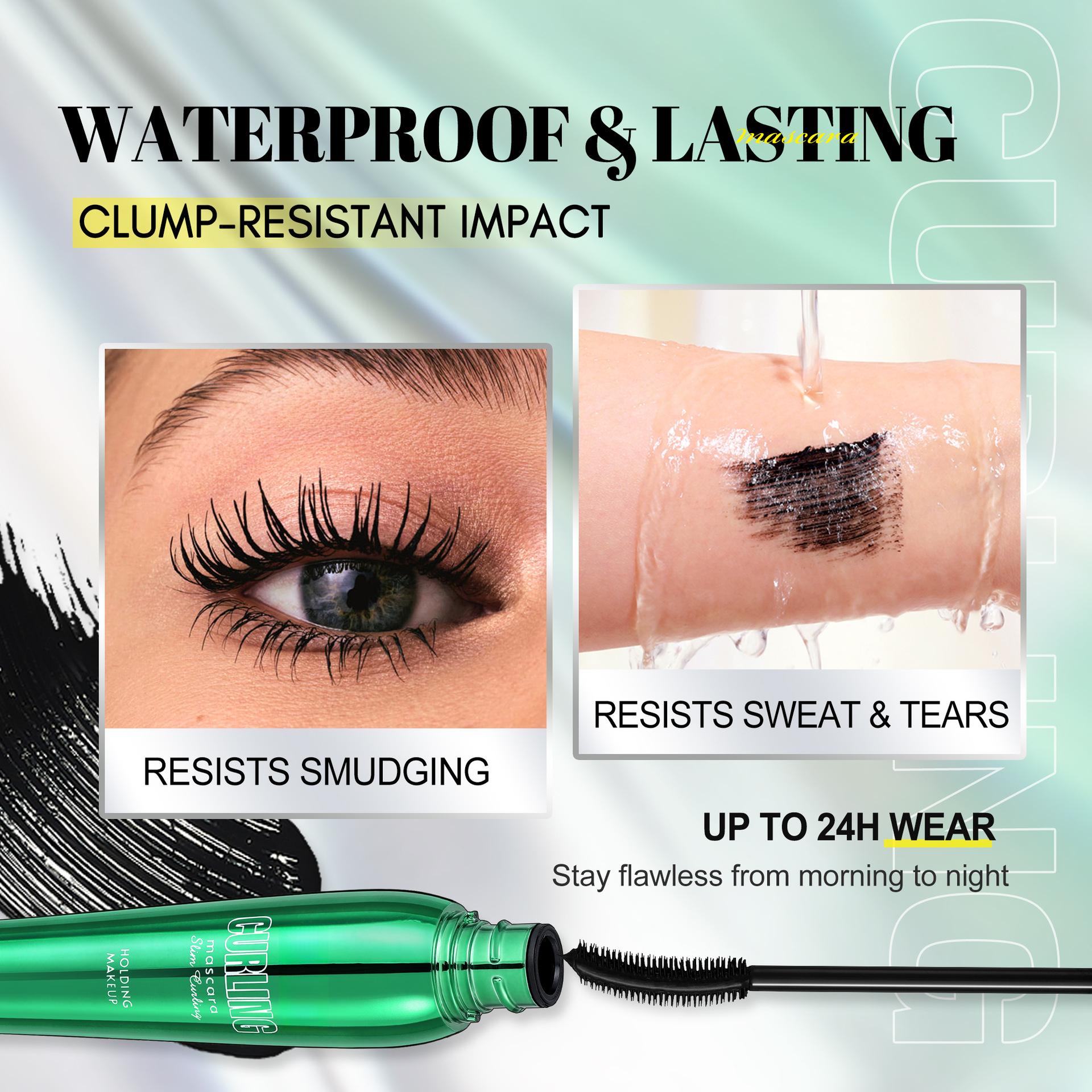 Long-lasting, setting mascara, waterproof, lengthening, curling, non-clumping, smudge-proof, naturally lengthening makeup