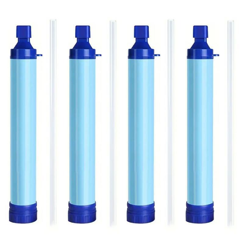 Outdoor Water Filter, Straw Water Filter, Portable Water Filter, Emergency Survival Water Purifier for Prepper Emergency Equipment Camping Supplies Hiking Camping