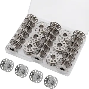 Metal Sewing Machine Bobbins, 28 count  Sewing Machine Bobbins, Compatible with , , Janome, Bernina, Toyata, etc. (28 PCS)