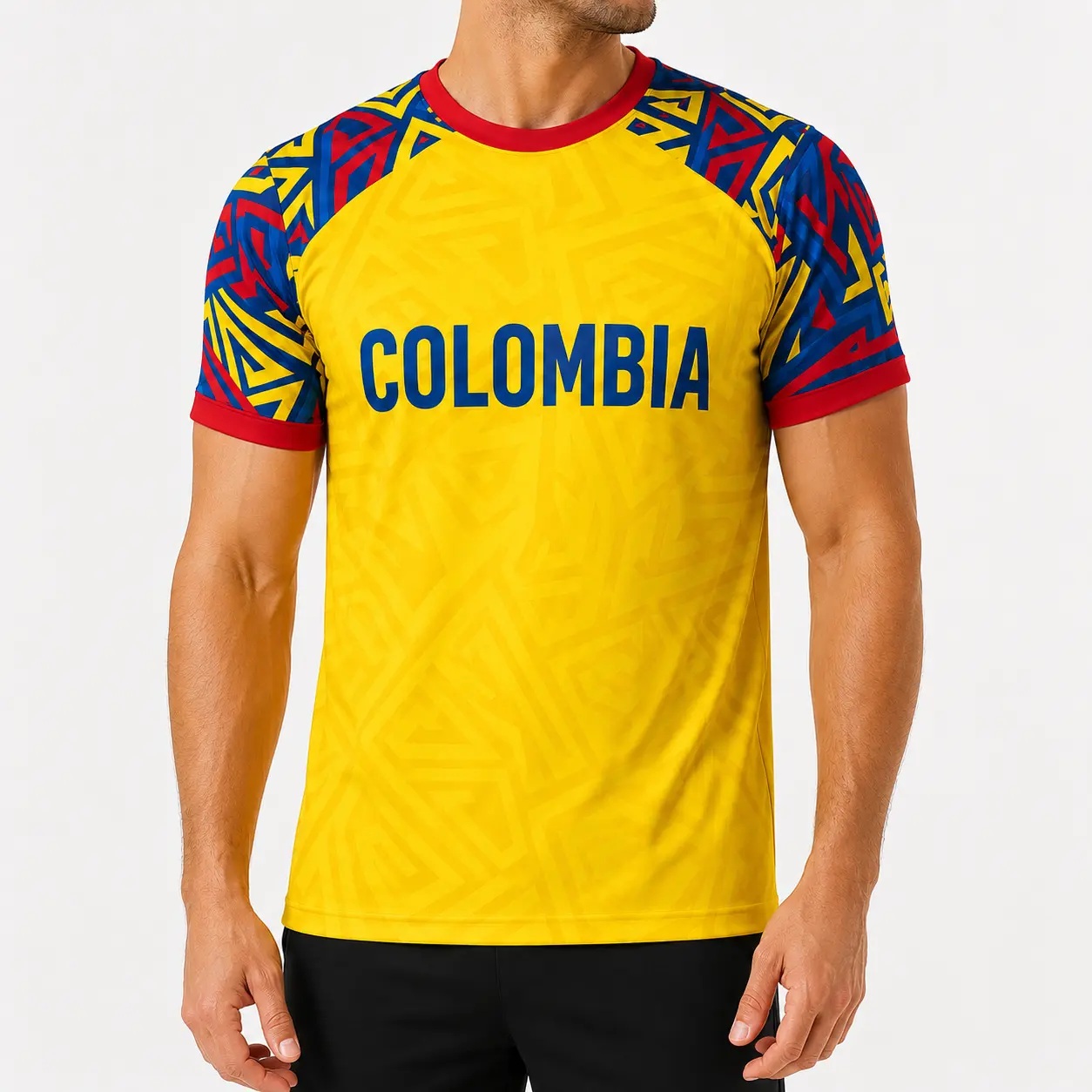 Colombia style Performance T-Shirt,Football Graphic Tee,Unisex Sports Top for Men & Women,Game Day Gift,daily casual style,sporty loose fit,july outfit,good graphic tees,summer festival,sporty geometric design,vintage athletic wear,casual outfit fan,2026