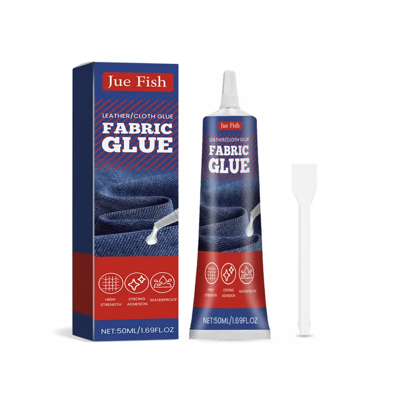 Jue-Fish Multi-Functional Fabric Glue for Repairing Clothes, Patterns, Holes, Leather, Insoles, Multi-Functional Fabric Glue