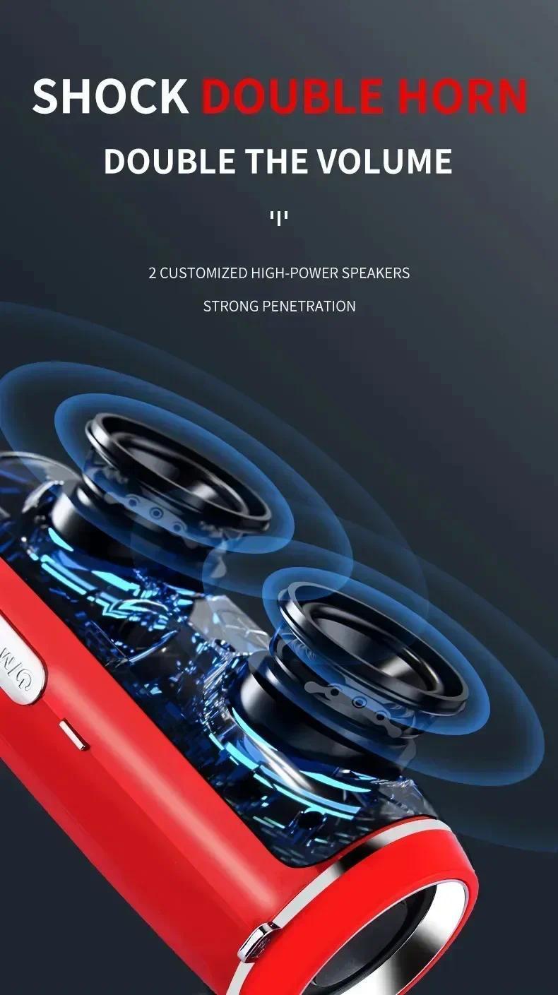 200W Wireless Bluetooth Speaker IPX7 Waterproof Outdoor Subwoofer Stereo Surround Speakers FM Radio TF Boom Box Portable 200W Wireless Bluetooth Speaker IPX7 Waterproof Outdoor Subwoofer Stereo Surround Speakers FM Radio TF Boom Box Portable