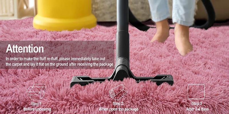 AAFKK Area Rugs For Living Room, Ultra Soft Large Shag Living Room Rug Fluffy Rug Carpet For Bedroom, Plush Modern Floor Rug For Kids Room Fuzzy Rug For Home Decor Aesthetic, Tie-dye Black Grey