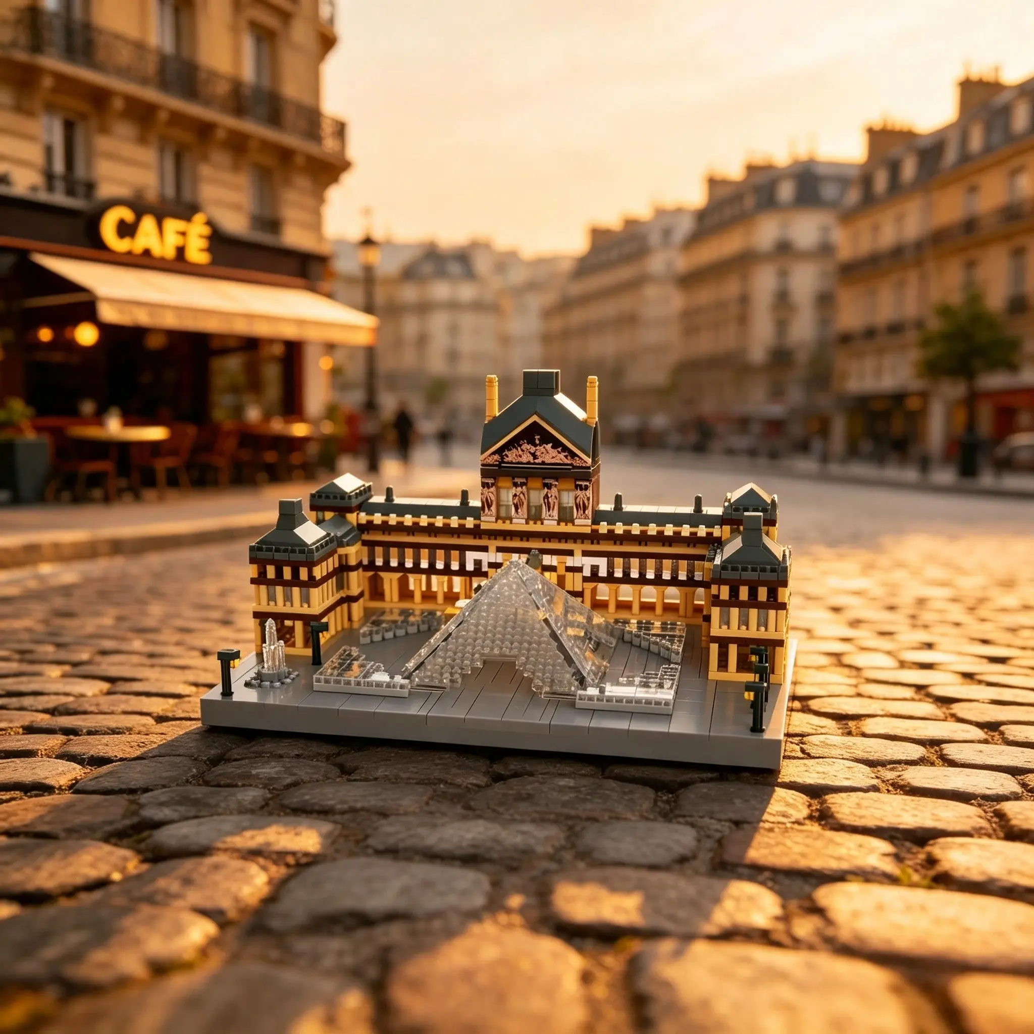 Architecture Series Micro Mini Building Blocks, 3D Assembly Toy, Louvre, Colosseum, Eiffel Tower, Desk Decor, Unique Gift