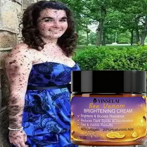 Quick-Acting Bee Venom Essence Face Cream, Brightening Spot Remover, Hydrating, Suitable for All Skin Types, Men & Women