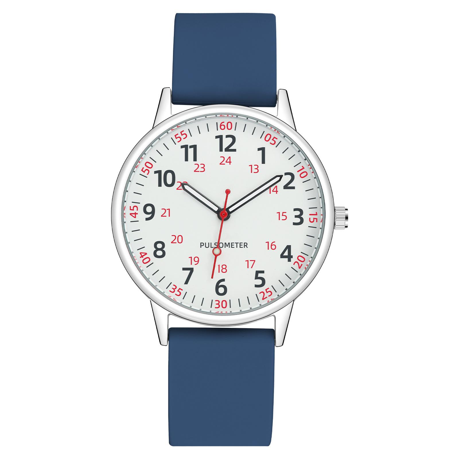 Nurse Watch for Women: Waterproof, Analog with Second Hand, Silicone-banded – Ideal for Nursing Professionals.