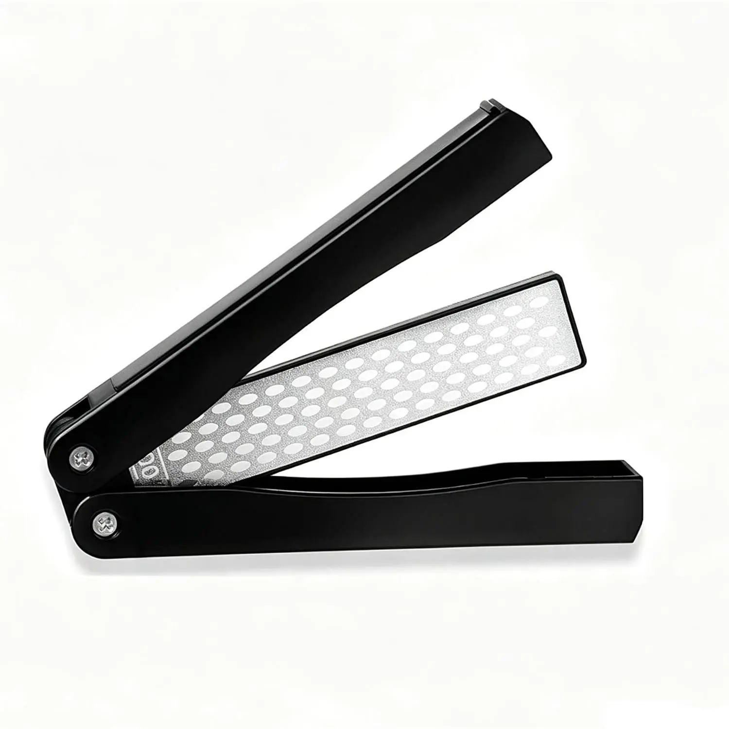 sharpener #400/600 Pocket Sharpening Stone Double Sides Folding Portable Black - 1 count
