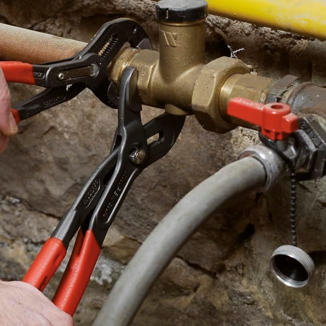 Groove Joint Pliers 5/7 Inch with Fast Adjustable Pliers V-Jaw Tongue and Groove Pliers Wrench for Water Pump,Home Repair,Plumbing,Gripping,Nuts,Bolts,Pipe,Fittings