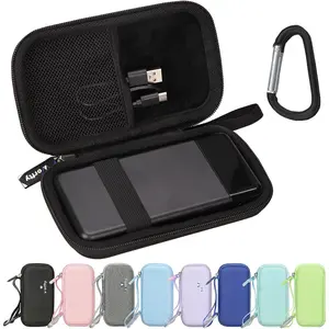 Portable Fast Charging Power Bank Charger Protective Case(Black)