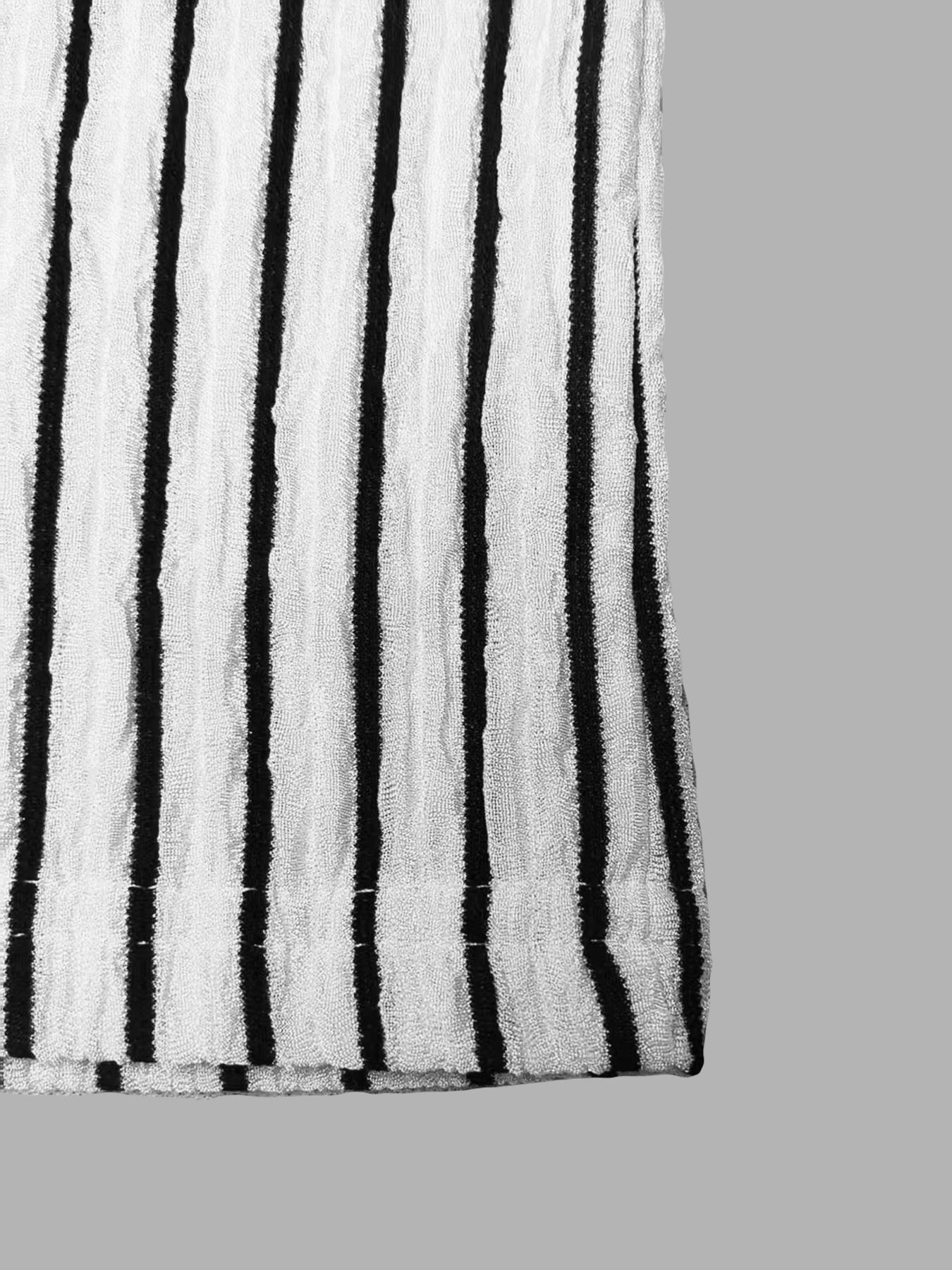 Two-piece Set Women's Sleeveless Striped Print Crop Top & Pants, Casual Fashion Cozy Outfits for Daily Outdoor Wear, Women Clothes for Summer, Casual Lounge Set