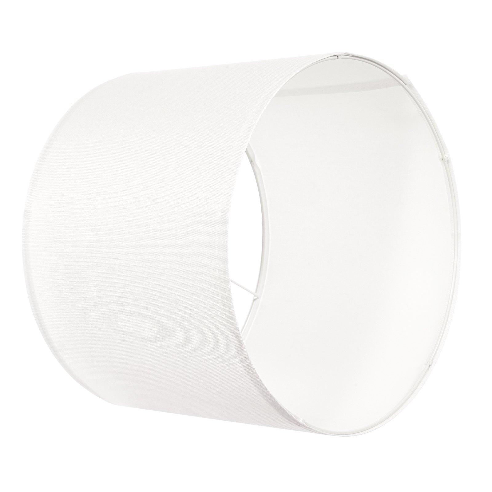 VEVOR Drum Lamp Shade 2 Set, 16 in Top x 16 in Bottom x 12 in High, Large Lampshade with Harp, Replacement Lamp Shade for Table Lamps Floor Lamps Pendant Lights, Easy Assembly Required (Off-white)