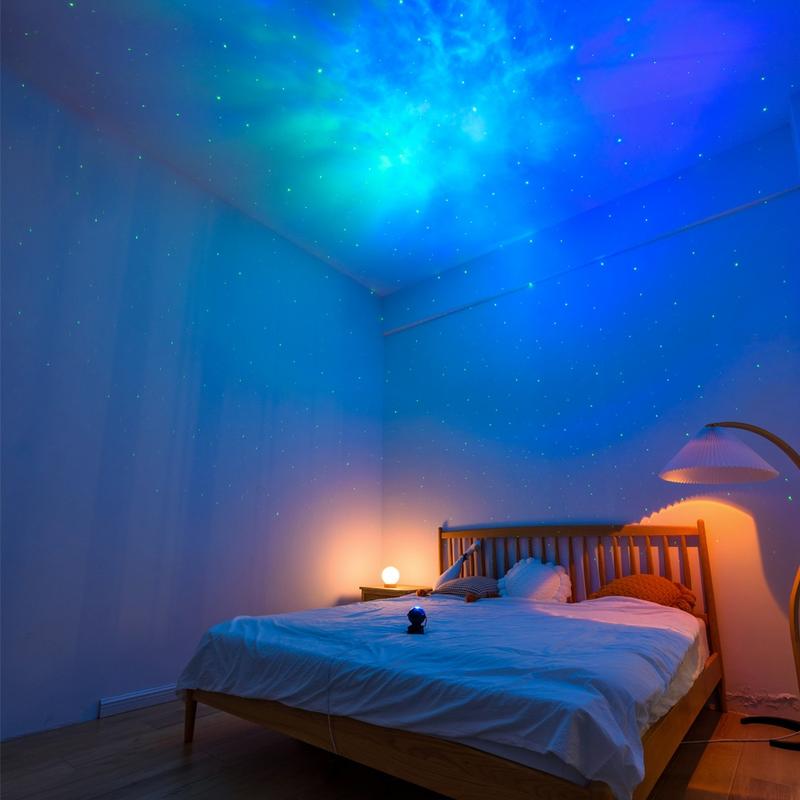 Galaxy Projector Light, Mini Astronaut Nebula Projector LED Lights for Bedroom, Starry Night Projector with Remote Control for Playroom Home Theater, Gift