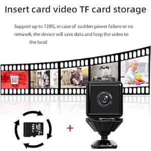 STANDARD GOODS MiniSmart Hidden HD Cameras Wireless WiFi Camera for Home Security - Night Vision, Built - in Battery, App Control (iOS & Android) - Ideal Indoor Nanny, Pet & Dog Camera