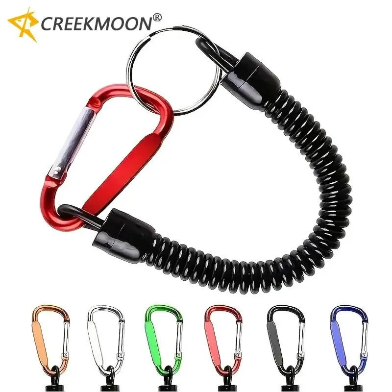 3pcs Anti-Lost Fishing Lanyards Boating Pulling Elastic Hanging Rope Protection Fish Wheel Fishing Pole Tackle Accessories