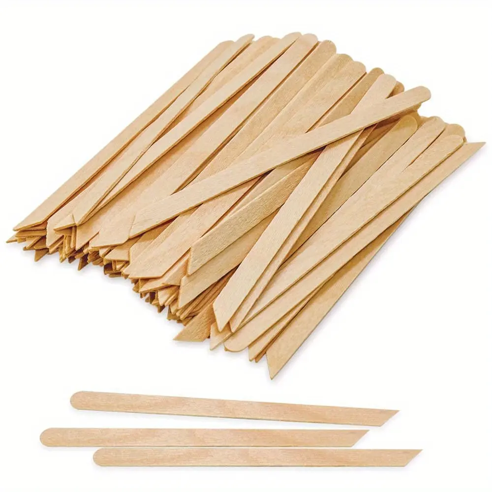 500pcs Wax Sticks – Spa Waxing Applicator for Body, Eyebrows, Lips, and Nose Hair Removal and Smoothing