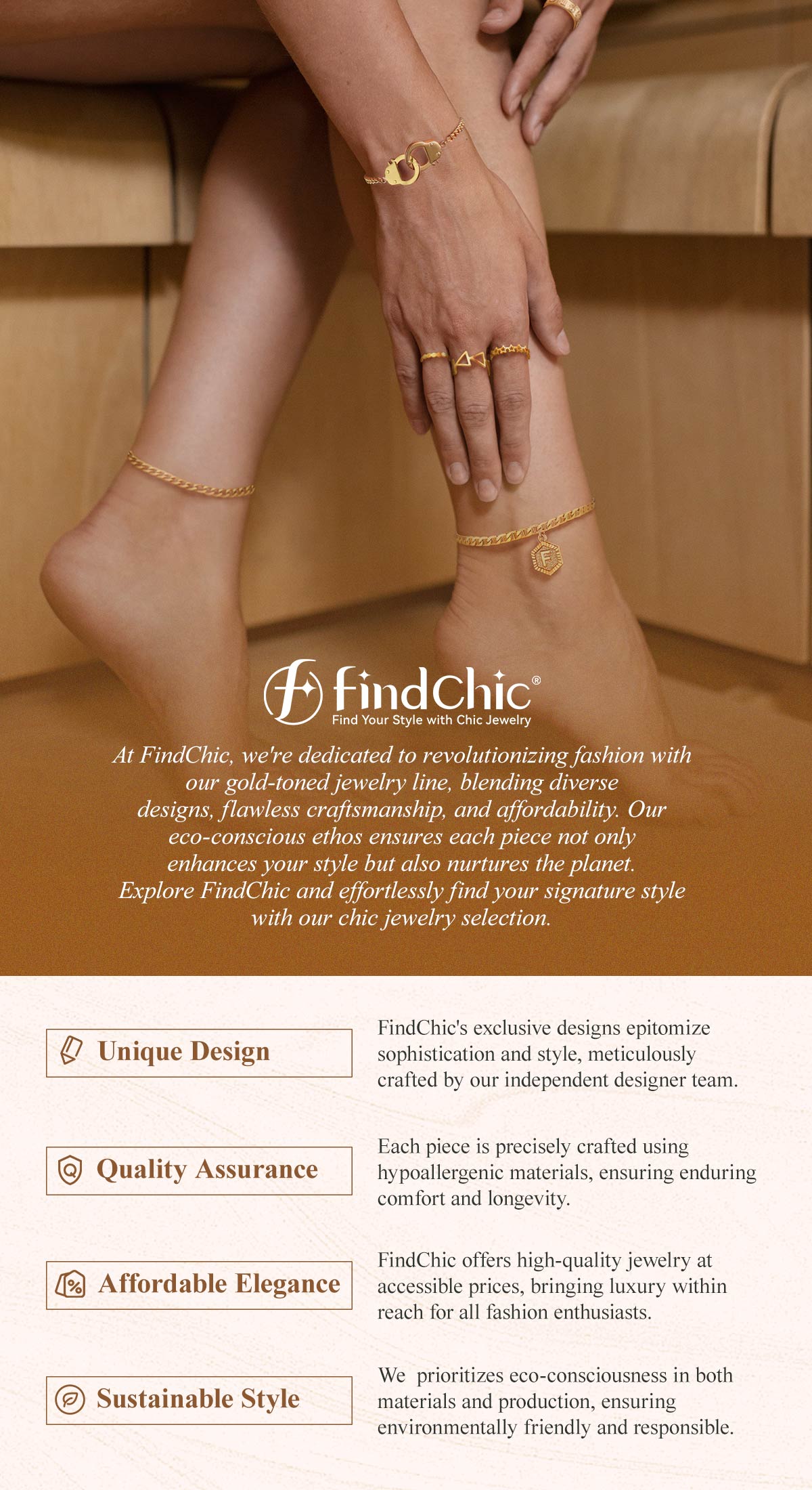 FindChic Initial 14K Gold Plated Anklets Women‘s Day Gift Golden Mariner Chain with 26 A-Z Letters Name Customization Pendant Ankle Bracelets Summer Beach Footwear Daily Casual No Tarnish Anklet Set Jewelry Gift for Women Girl Girlfriend