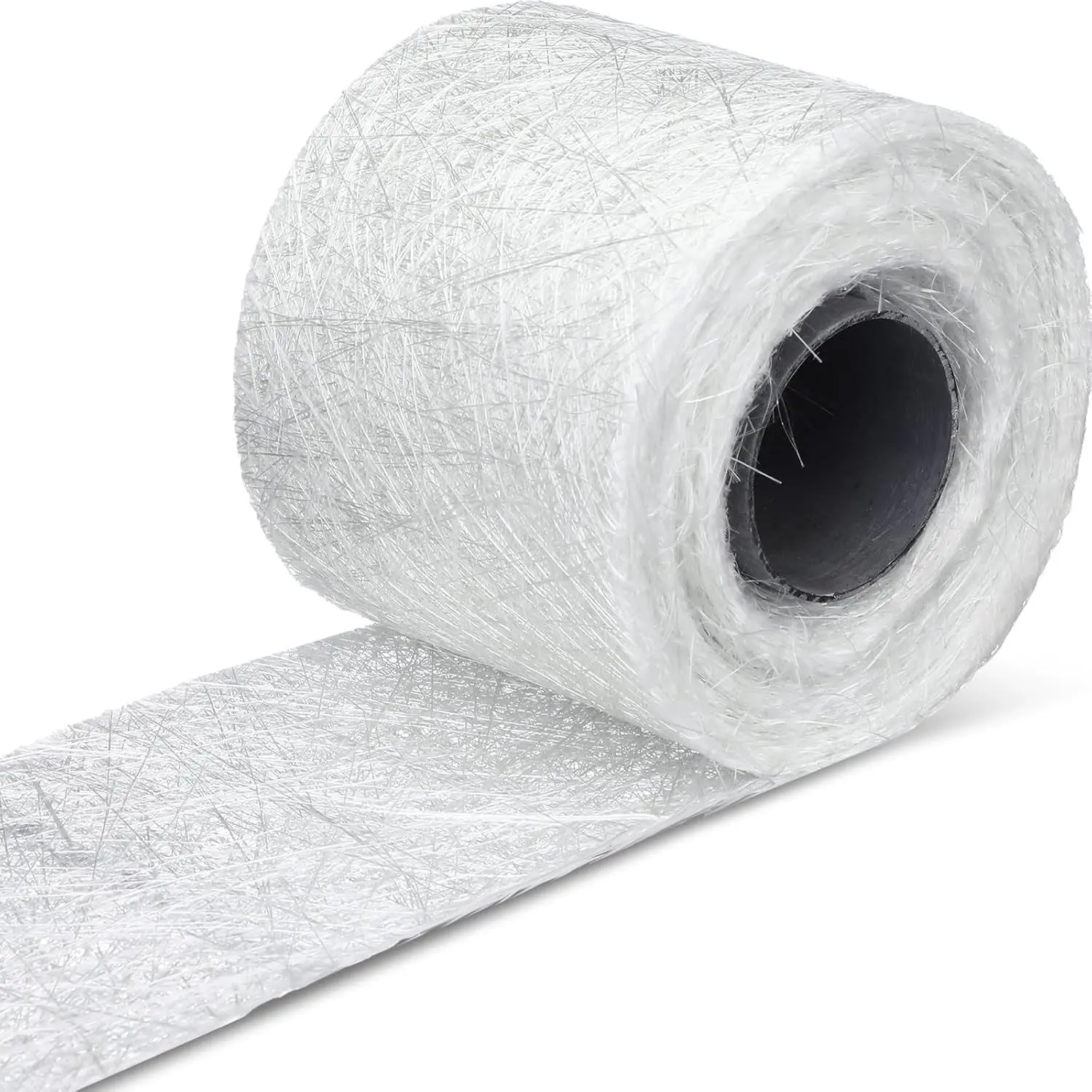 1.5 oz Fiberglass Chopped Strand Mat 15 Yards 4 Inch Lightweight Fiberglass Mat Roll Easy to Use White Fiber Glass Cloth  Repair for Structural Reinforcement Repair Kit Layup Roof Boat