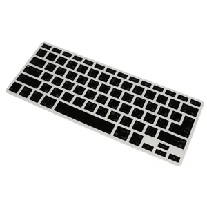 Apple Laptop Keyboard Protector, Ultra-Thin Silicone Cover, Splash-Proof Design, Ergonomic, Arabic Language Support