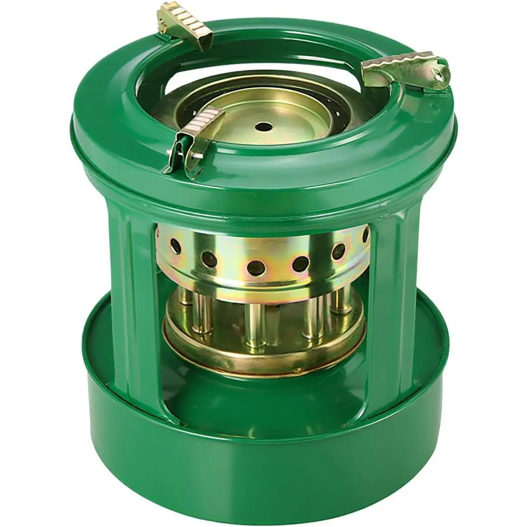Camping Picnic Burner Furnace, Efficient Portable Camping Stove, Backpacking Oil Stoves Cooker Cookware, Handy Outdoor Portable Kerosene Stove (Round)