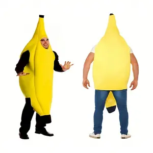 Banana Costume Set, Fun Festive Festival Photo Props, Party Role Play, School Office Home Wear, Unisex Adult Clothing