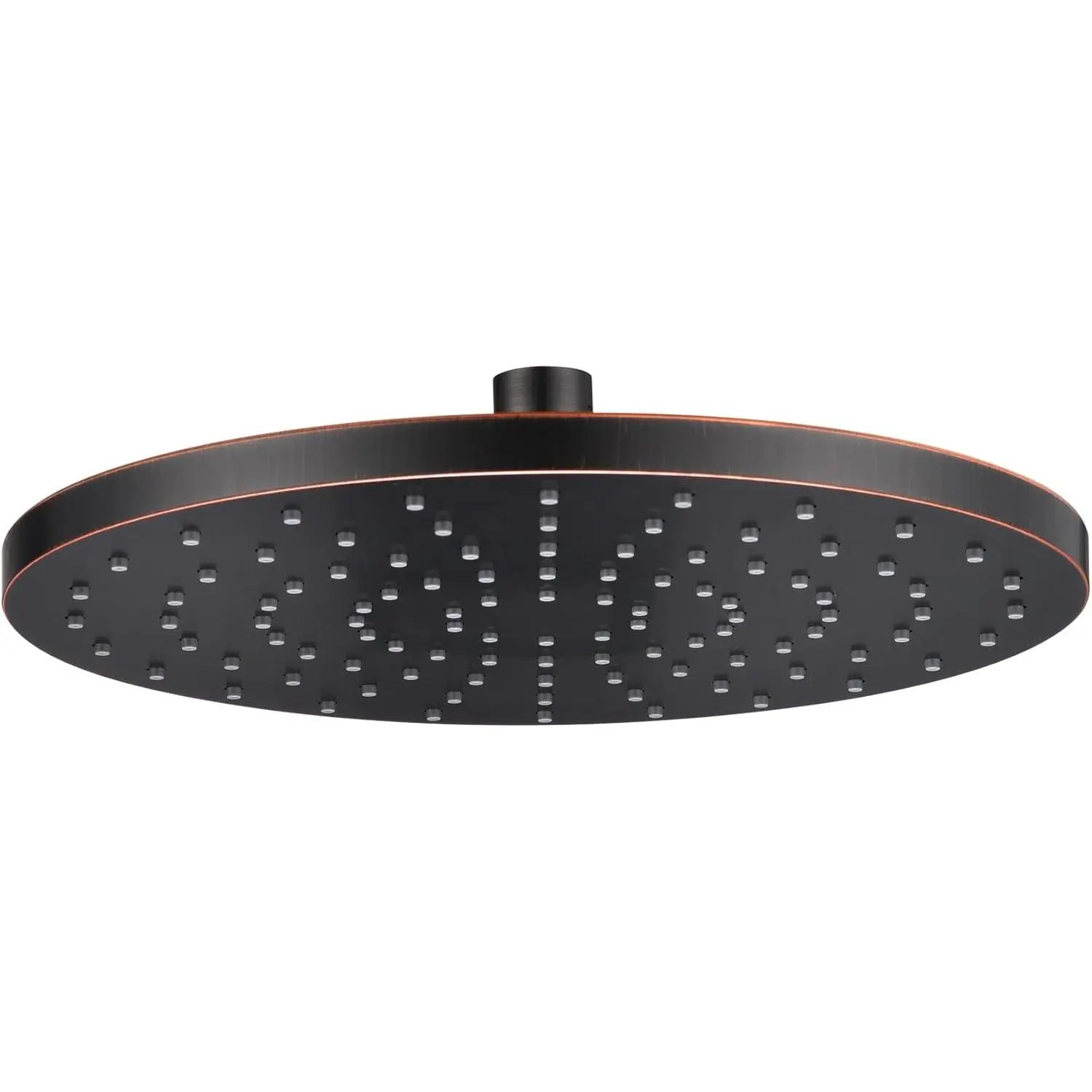 10-Inch Overhead Rain Shower Head High Flow Large Waterfall Shower Head 2.5 GPM with Adjustable Swivel Angle, Oil-Rubbed Bronze SH001ORB-D10