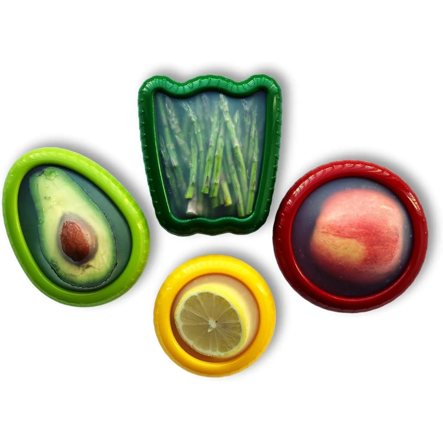 Avocado saver and onion storage - Set of 4   storage containers, Keep Avocados ,  pods for ,   storage containers
