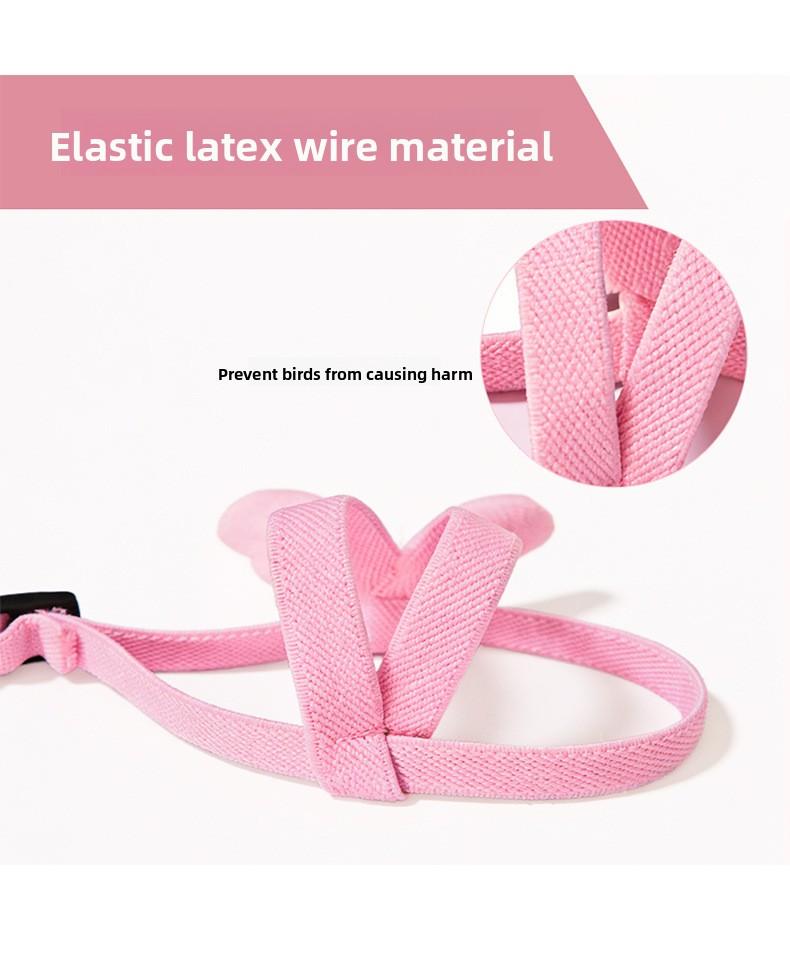 Bird parrot leash, cockatiel, budgerigar, lovebird traction rope, outdoor flight harness, bird walking supplies, extended leash