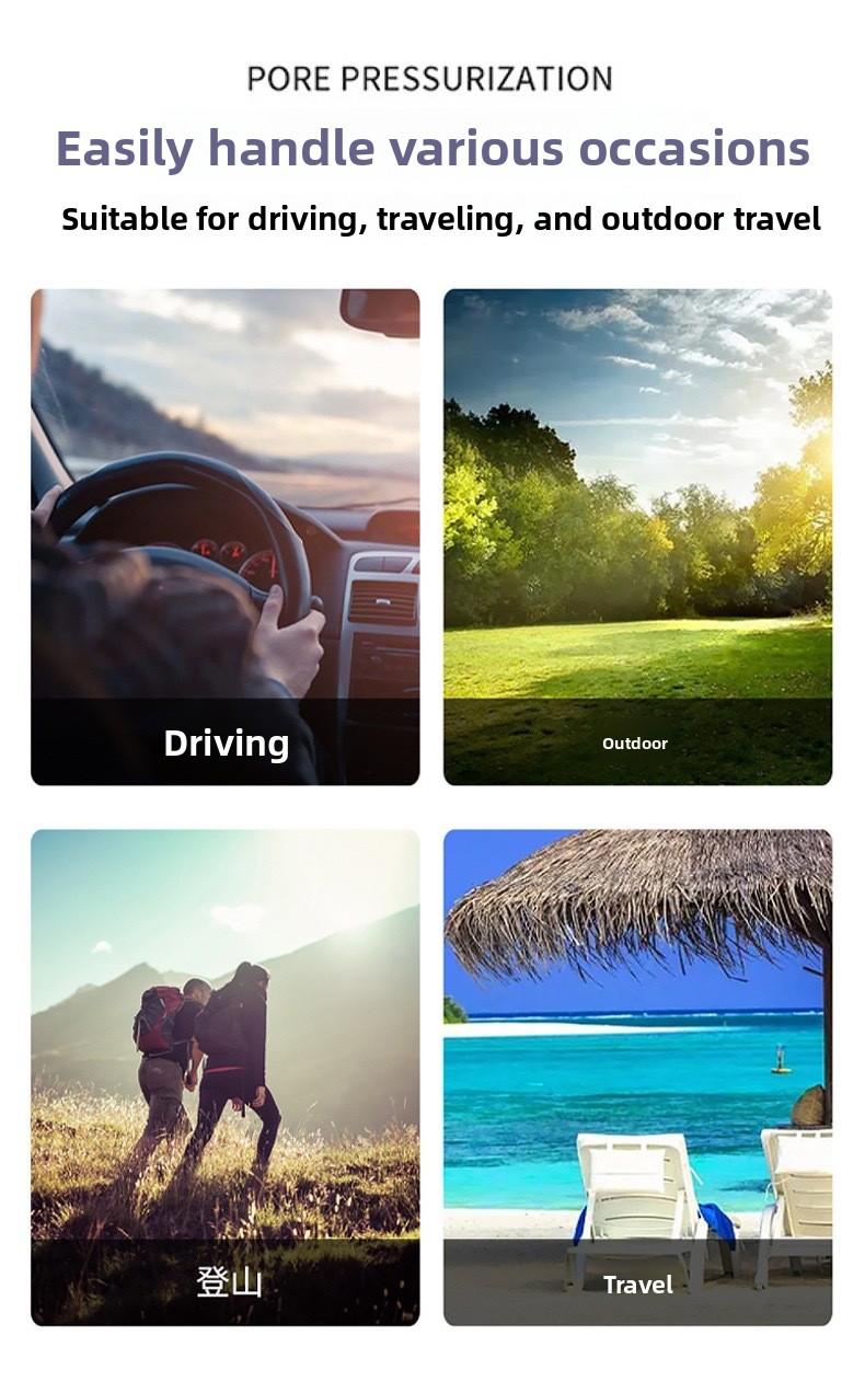 Large-face slimming high-end half-frame sunglasses for men, UV protection, new model for driving