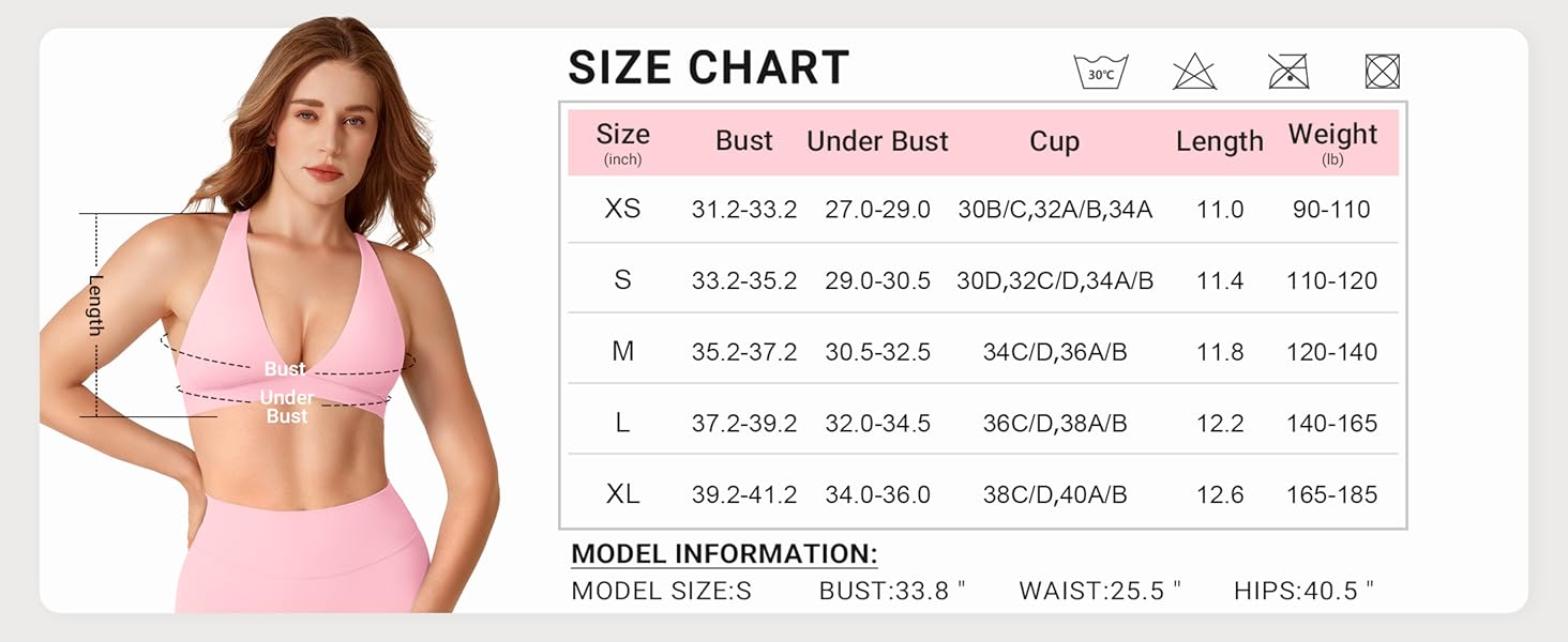 Sports Bras for Women Deep V Neck Criss Cross Bra Wafiya Padded Low Impact Workout Gym Crop Top