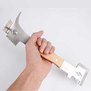 Multipurpose Hive with Wooden Handle and 7 Functions Beekeeping Hive Scraper Tool Beekeeping Equipment Multipurpose Hive with Wooden Handle and 7 Functions Beekeeping Hive Scraper Tool Beekeeping Equipment