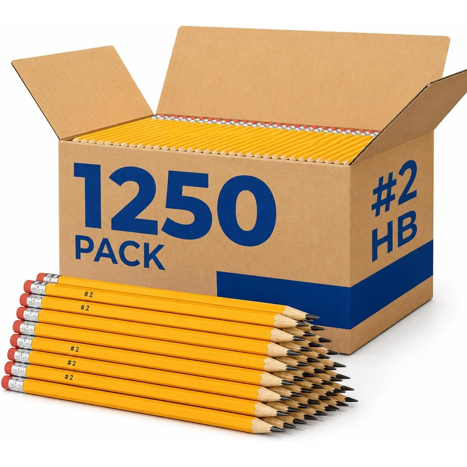 210 Pack Pencils Bulk, Pre Sharpened Pencils #2, Yellow Pencil