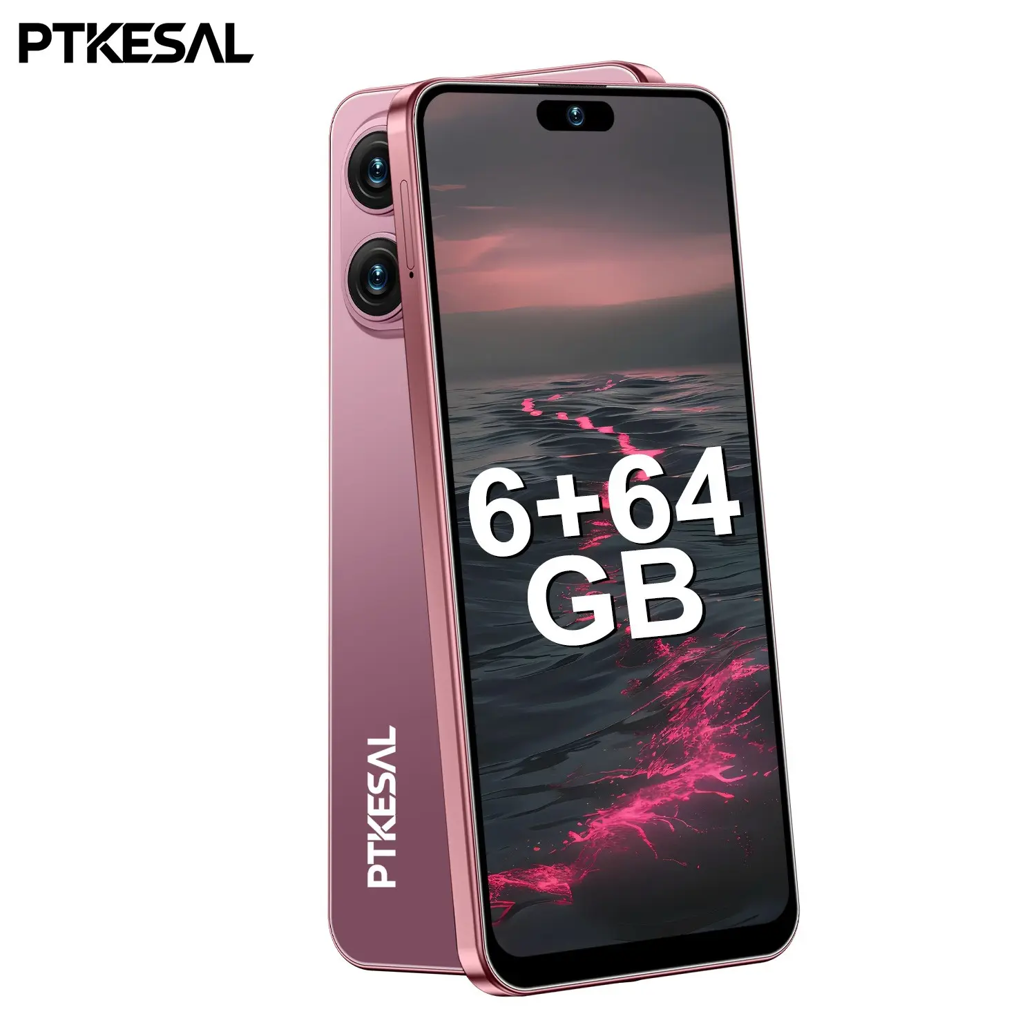PTKESAL-17 Pro Max smartphone 6.93-inch screen 6GB+64GB memory 5000mAh battery 16MP+20MP camera dual SIM card Android 12 system 4G network global unlock facial recognition fingerprint unlock smartphone