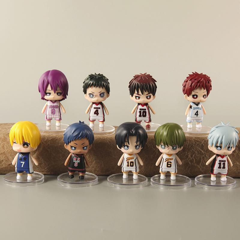 Full Set Anime Kuroko's Basketball Action Figure Kuroko Tetsuya Kagami Taiga Takao Kazunari Model Figurine Toy Boys Gift Pendant