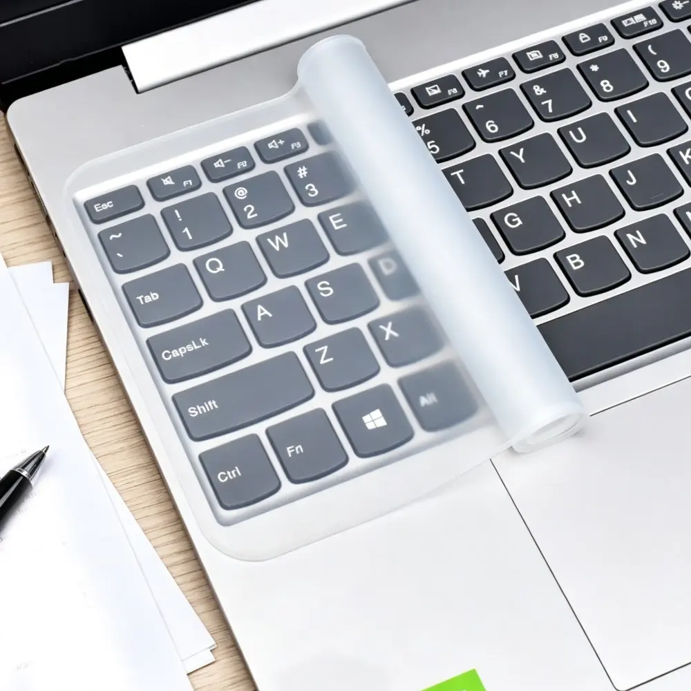 Universal Silicone Keyboard Cover for 12-17 Inch Laptops | Anti-Dust Oil-Proof Protector | Enhanced Typing Comfort, Portable Removable & Non-Slip Design