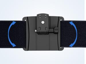 OHLPRO Pilot Kneeboard for iPad & 7"-11" Tablets, Upgraded 2 Pack Elastic Strap for Secure Fit on Thigh, Adjustable Viewing Angles, Premium Plastic Material, Ideal for Aviation & Watching