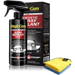Magic  Nano Hydrophobic Ceramic  Coating , Quick Effect Coating Agent, -in-  for Quick Cleaning, Polishing & Protection, Waterless Wash & Wax, 16 fl oz