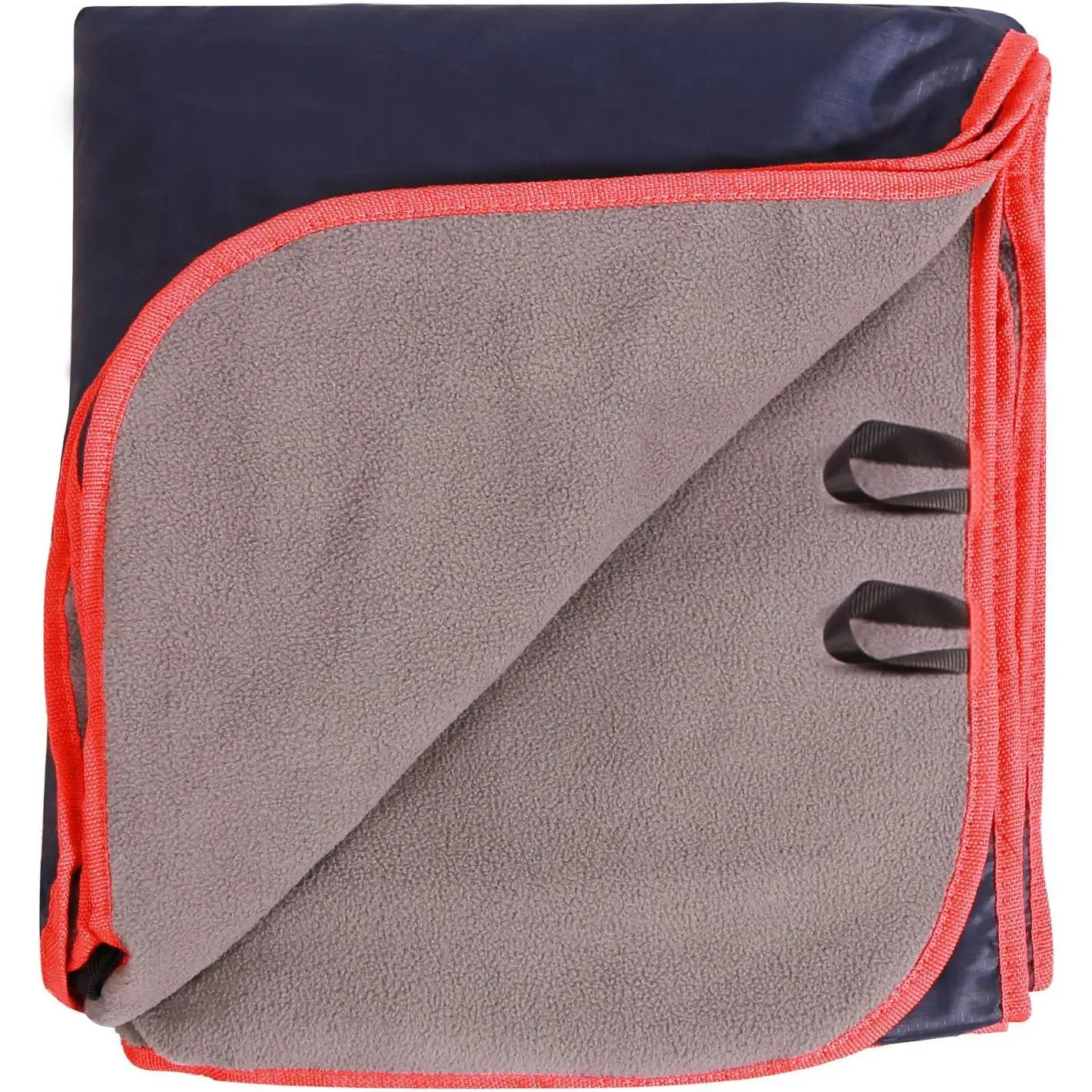 Large Waterproof Stadium Blanket  Cold Weather, Soft Warm Fleece Camping Blanket Windproof  Outdoor Sports, Dark Blue