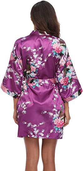 Rayon Robes Women Nightwear Flower Home Clothes Intimate Lingerie Casual Kimono Bath Gown Lady Night Dress Oversize 3XL