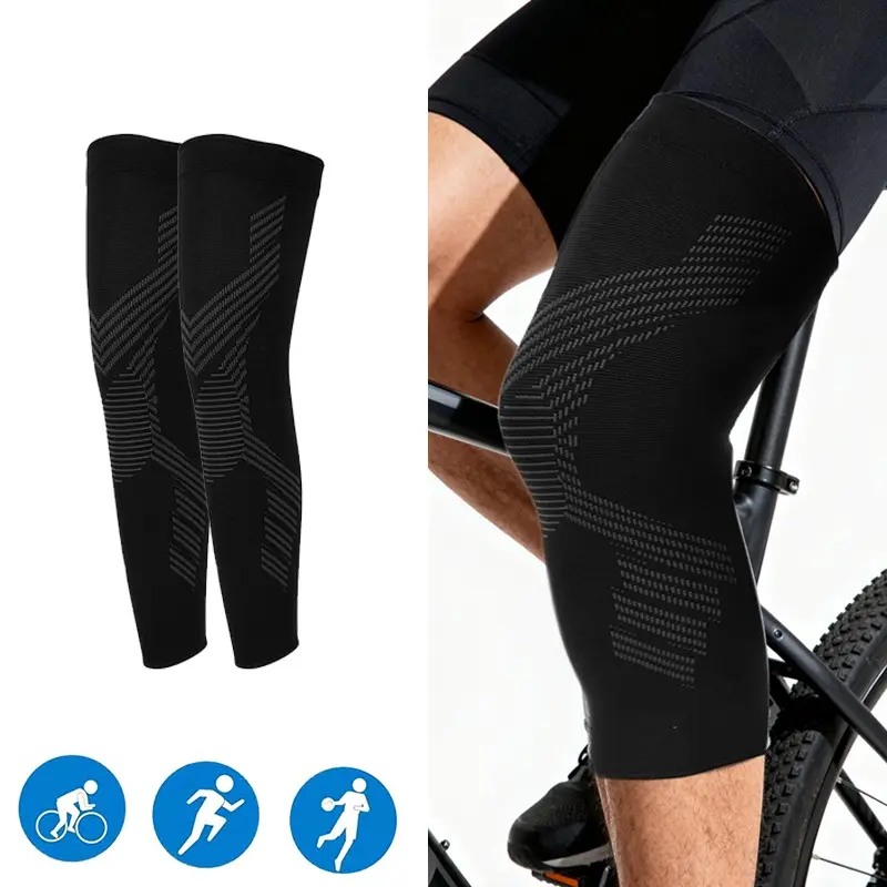 Full Leg Compression Sleeves for Men and Women, Long Knee Support for Basketball, Running, Exercise, Cycling, Sports, Leg Supporter