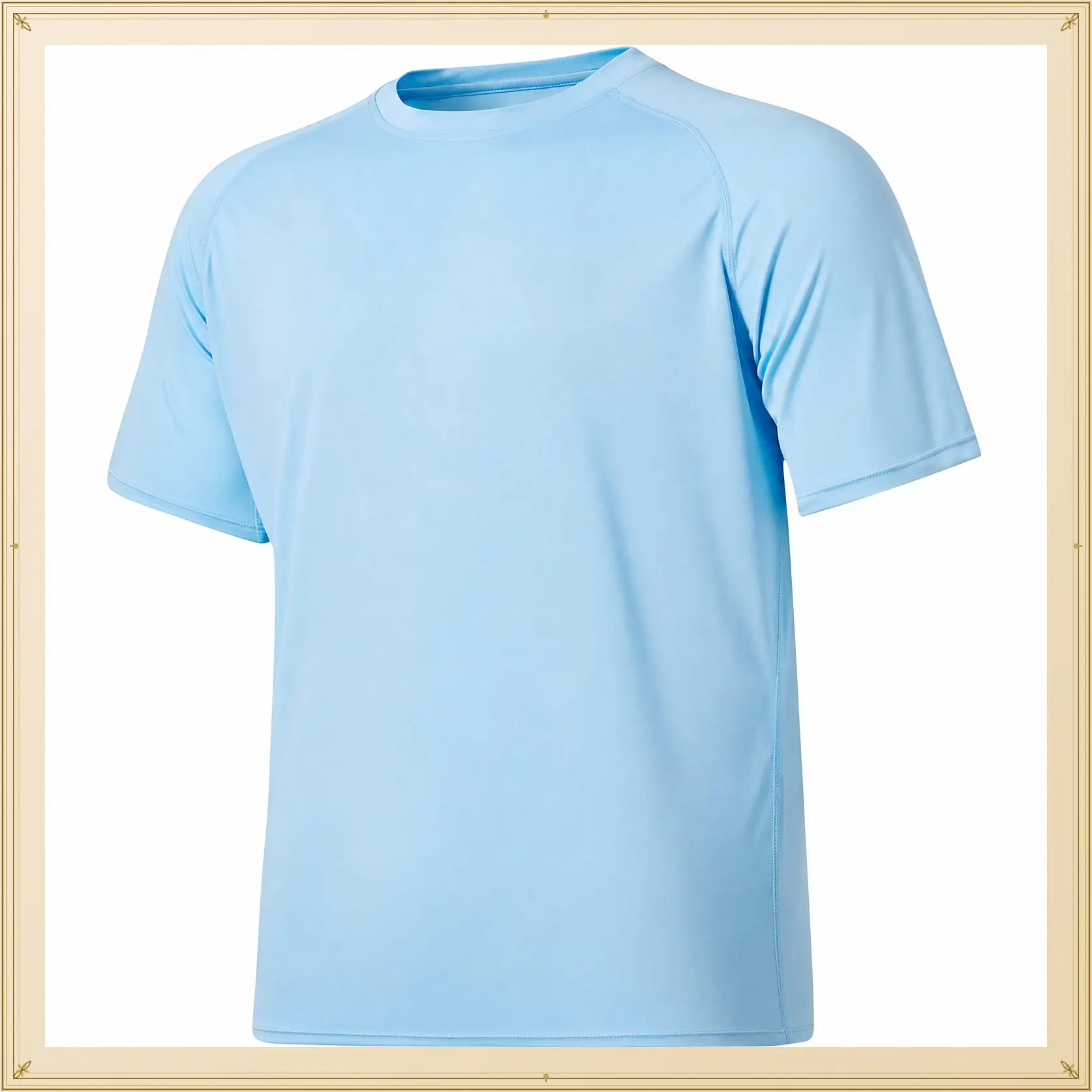 Men's Rashguard Swim Shirt Short Sleeve UPF 50+ Sun Protection SPF Quick Dry Water ShirtGift
