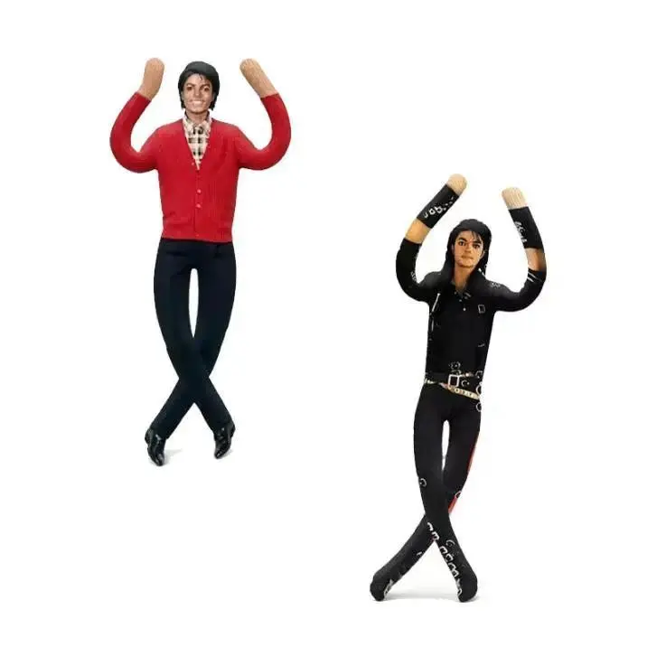 New Style  Michael Jackson Cosplay Prop Doll Plush Stuffed Figure Dolls Room Decoration Abstract Joint Mobility Props Gift