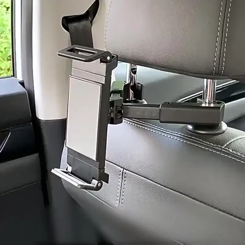 Car bracket - rear seat rotatable telescopic adjustable car rear lazy tablet bracket