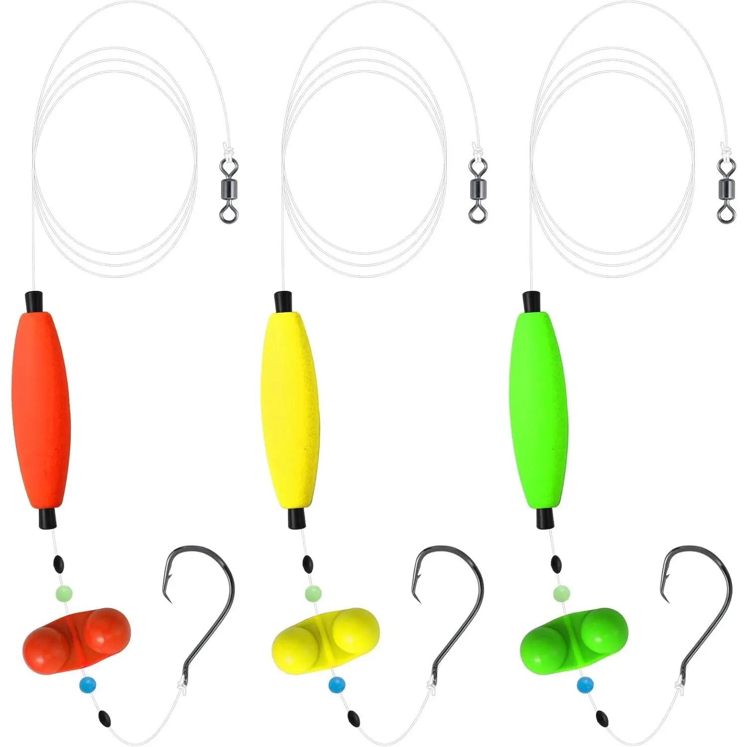 Catfish Rigs Catfish Float Rigs Catfishing Tackle Santee  5/0 6/0 Circle Hooks for Peg Floats Catfish