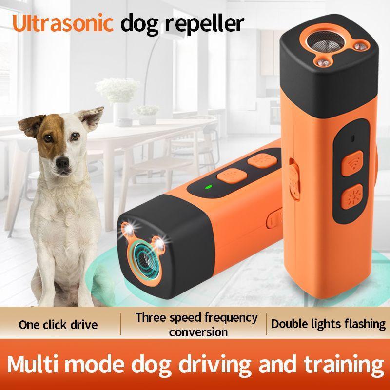 Rechargeable Sonic Dog Repeller, 1 Count Safe Sonic Frequency Transmitter, Anti Bark Device for Dogs, Professional Dog Training Tool