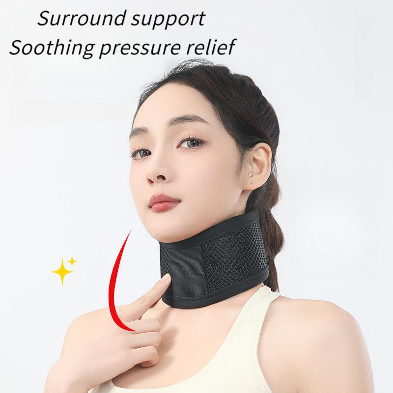 Soft Foam Neck Brace Universal Cervical Collar, Adjustable Support Brace for Sleeping - Relieves Pain and Spine Pressure, Neck Collar After Whiplash or Injury