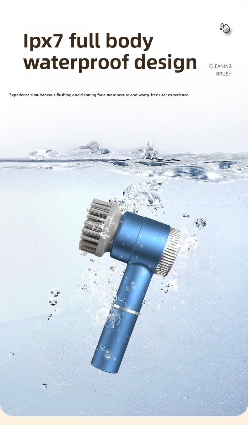 Multi - Function Kitchen Electric Cleaning Brush Wireless Automatic Scrubber for Dishes Pots and Pans Rechargeable Household Cleaning Tool