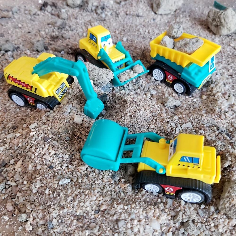 10pcs Kids Pull Back Car Toy Set Durable Plastic Construction Trucks and Cars with Cute Friendly Faces Easy Pull Back Action Assorted Colors Toy Vehicles for Girls Perfect Birthday and Christmas Gift Car Toy Set